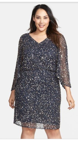 blouson cocktail dress